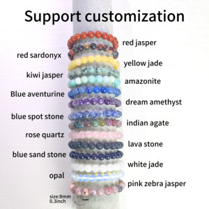 Fornitore globale di guarigione spirituale a mano per alleviare lo Stress sogno bracciale in cristallo Multi materiale ametista per Souvenir - Product Image 3