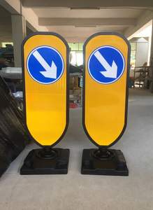 مرونة الأصفر الطريق لطي delineator/الطريق سلامة تحذير مجلس مرنة قدسي شارة مرور - Product Image 5