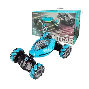 Carro de brinquedo controlado remotamente, 3 çekirdek detede gegecarro de acrobacias RC rota de 360 graus, carro de co
