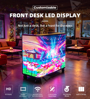 Cabina de DJ Portátil con Forma Irregular Personalizada, con Pantalla LED de Video Wall, para Centros Comerciales, Tiendas Minoristas y Escenarios de Bares