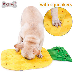 Estera de comida de entrenamiento para perros con parte inferior antideslizante en forma de piña, almohadilla lavable para olfatear mascotas - Product Image 3