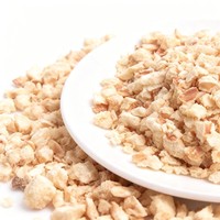 Bloemige zoete knapperige gevriesdroogde vruchten voor gastronomische snacks en een exotische smaakbeleving. Gefreeze-droogde lychee.