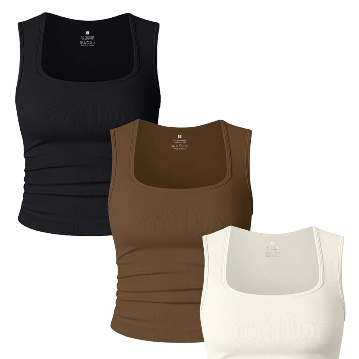 Women's Seamless Quick-Drying Sports Tank Top Breathable Gym Running Yoga Sweatshirt Casual Sleeveless Fitness Vest