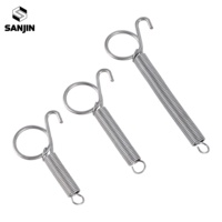 Loquet à ressort polyvalent personnalisé pour cage à animaux, ressort de tension pour porte de cage à lapin avec crochet pour fixer toutes les cages à animaux