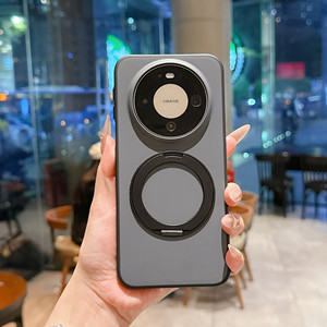 Étui magnétique professionnel pour Mate 80 Pro Max/80 - Rotation à 360°, bord doux mat, dos rigide, antichoc, avec support d'anneau - Product Image 4