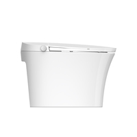 WC intelligent intégré en céramique blanche TA-X572ZD avec réservoir intégré, télécommande, fonction de séchage à chaud et toilettes intelligentes