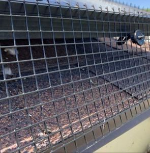 Grillage à mailles carrées noires - Filet de protection contre les oiseaux pour panneaux solaires, pour la sécurité des systèmes photovoltaïques montés sur toiture, antibactérien et anticorrosion - Product Image 2