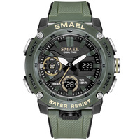 Montres analogiques-digitales OEM pour hommes SMAEL 1907 Affichage double Sport Montre homme