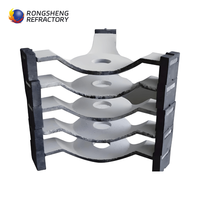Plaques de support en carbure de silicium (SiC, SiSiC, RBSiC, NSiC) rondes et réfractaires Rongsheng pour fours céramiques