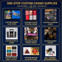Plakat Poker Kustom Profesional 80x50mm Tebal 3.5mm 37g Keramik Persegi Panjang Bernilai Tinggi untuk Turnamen Ruang Poker