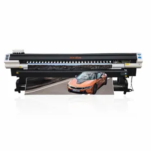 Worldcolor manufacturer 320cm large format digital printer dual head DX5/XP600/i3200 print head eco solvent printer