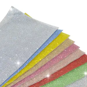 Honor of crystal 2mm Double-Sided Adhesive Crystal Diamond Direct Stickers Strass Trimming Mesh Accessories