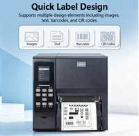 Impresoras de Etiquetas de Transferencia Térmica LONVILL, Impresora Térmica RFID Industrial de Alta Resistencia, 600 dpi, Velocidad de 8 IPS, para Etiquetas de Envío