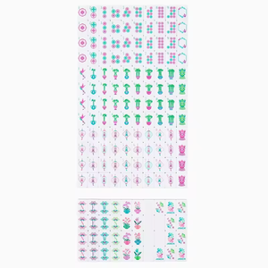 Juego de Mahjong de PVC Plegable de 160 Fichas, Color Lila Personalizado, Grabado Chino, Antidesvanecimiento, Moderno y Entretenido - Product Image 4