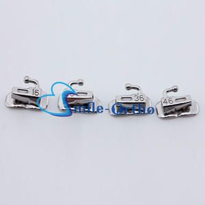 Fabrika fiyat monoblok diş ortodontik diş Bondable cabrio çift dikdörtgen yuvarlak delik <span class=keywords><strong>Buccal</strong></span> tüp - Product Image 4