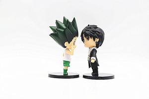 Set di 6 Mini Action Figure da 11 cm di <span class=keywords><strong>Hunter</strong></span> X <span class=keywords><strong>Hunter</strong></span>, Giocattoli in PVC di GON FREECSS, Killua Zoldyck, Kurapika, Curarpikt, Hisoka - Product Image 6