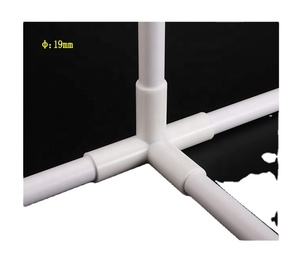 Connecteur en plastique de raccord de tuyau en PVC à joint croisé à quatre voies stéréo PP/PE - Product Image 3