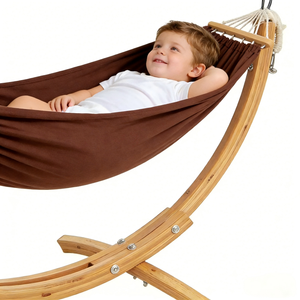 Produits de couchage portables pour bébés lit balançoire pour porter des bébés <span class=keywords><strong>hamac</strong></span> en bois pour bébé avec support - Product Image 2