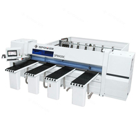 Alimentador automático de hojas de gran oferta con servomotor de alto rendimiento y máquina de sierra de panel de software de control de PC industrial