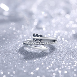 Isunni Mâle Bague Flèche Design Vintage En Argent Sterling Oxydé 925 Anneaux Pour Hommes - Product Image 3