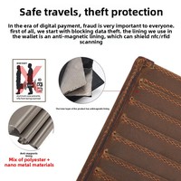 Porte-passeport en cuir Crazy Horse, portefeuille multifonctionnel, plusieurs emplacements pour cartes, porte-documents, porte-billets, porte-monnaie