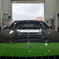 Pièce automobile, capot moteur en fibre de carbone forgée à sec, nouveau capot en carbone AMG A45S W177 A45 pour Mercedes-Benz Mercedes AMG 2020-2024