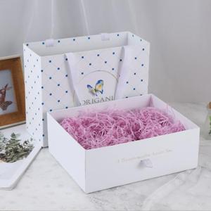 Simple style drawer portable gift packaging box wedding cosmetic cups chopsticks creative paper boxes custom