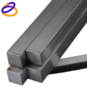 Q235 SS400 ASTM A36 S235jr Q345b S355jr SAE1020 SAE1045 Barra de acero cuadrada de carbono laminada en caliente - Product Image 1