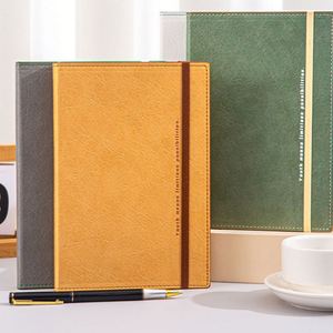Agendas Personalizadas de Tapa Dura Tamaño A5, Diarias, Semanales y Mensuales, Encuadernadas con Costuras de Cuero PU, Cuadernos de Notas Personalizados 2026 - Product Image 2