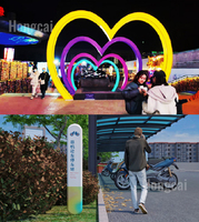 Personnalisation de la conception de signalisation LED de qualité supérieure signes de lettres électroniques logo Word pour la solution de panneaux d'éclairage décoratifs extérieurs