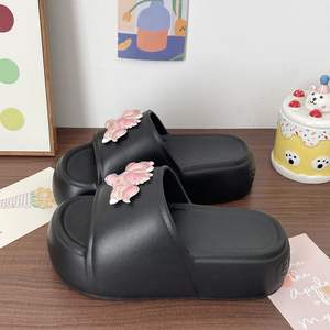 Sandalias de Plataforma con Punta Abierta y Lazo, de EVA Rosa, para Mujer, Cómodas y Fáciles de Poner, para el Verano - Product Image 3