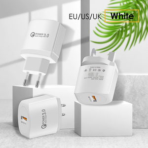 <strong>USB</strong> Port Fast Wall EU US <strong>Plug</strong> QC3.0 Charger Multiple Fast Charger Adapter - Product Image 3