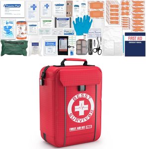 <span class=keywords><strong>Trousse</strong></span> de premiers secours personnalisée pour voitures, maison, bureau, randonnée, <span class=keywords><strong>voyage</strong></span>, cyclisme, compartiments pratiques pour le rangement et l'organisation - Product Image 3