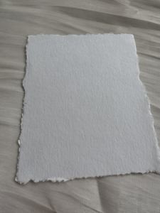 บัตรเชิญกระดาษผ้าฝ้ายขอบตกแต่งงานทำมือสำหรับงานแต่งงานงานหมั้น - Product Image 5