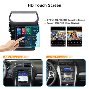 Radio Tesla pour 2011-2019 <span class=keywords><strong>Ford</strong></span> Explorer 9.7 pouces GPS Navigation écran tactile tableau de bord multimédia sans fil Carplay écran partagé - Product Image 3