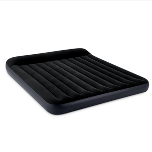 C02 Avenli Jilong <span class=keywords><strong>INTEX</strong></span> inflable negro king <span class=keywords><strong>size</strong></span> 2 personas cama de aire con almohada incorporada colchón de camping flocado para interior y o - Product Image 4