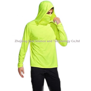 <strong>Hi</strong> <strong>Vis</strong> Men's Construction Shirt Long Sleeves Phosphorescent Work Shirts Sun Protection High Reflective Safety Clothing - Product Image 4