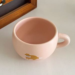 High Quality Good Price Stackable Eco-friendly Dishwasher & Microwave Safe Custom Animal Fox Design Ceramic Mug in Bulk OEM - Product Image 5