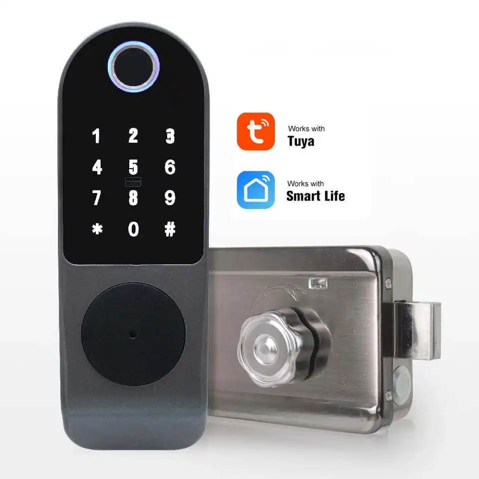 LAIU USB Rechargeable Security Anti Theft Security Lock Smart Fingerprint Lock