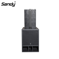 Système de haut-parleurs portables à ligne acoustique Sandy I3, colonne de 10 pouces, professionnel, actif, pour extérieur, avec une puissance de sortie de 400W-1400W