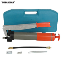 Kit Profesional de Pistola de Engrase Manual con Estuche de Transporte, Juego de Herramientas de Inyección de Grasa a Alta Presión para Maquinaria Agrícola