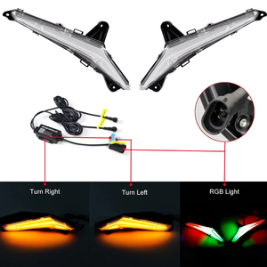 Luces LED Colmillo de Firma con Persecución RGB Inteligente para Can-Am Maverick R 2024+, Colores Controlados por App y Accesorios de Luces Direccionales - Product Image 4