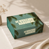 Boîte magnétique en carton rigide sur mesure, conception monobloc, expédition à plat pour l'emballage de parfums et de montres