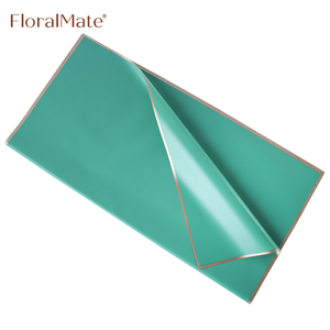 Papel de Regalo para Flores INUNION, Línea de Papel Dorado Reciclable, Transparente, Impermeable, para Manualidades, Embalaje de Regalos - Product Image 3