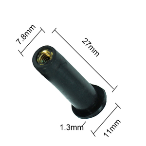 Inserción de tuerca de latón, tuerca de anclaje de goma, m4, m5, <span class=keywords><strong>m6</strong></span>, m8 - Product Image 1