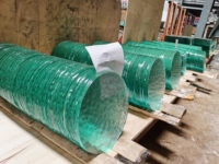 Verre super transparent à motif de vague d'eau/diamant en verre gaufré trempé direct d'usine pour portes de salle de bain cloisons intérieures