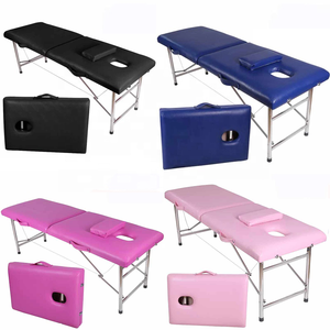 <span class=keywords><strong>Lit</strong></span> <span class=keywords><strong>de</strong></span> massage pliable portable moderne, original, en métal et cuir synthétique, avec barres parallèles, pour salon, chambre ou hôtel - Product Image 5