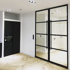 AS2047 TOMA Porte coulissante <span class=keywords><strong>pliante</strong></span> en aluminium à double vitrage très vendue pour l'entrée - Product Image 4