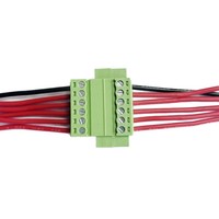 Bloque de terminales de tornillo enchufable de doble cara, cable de terminales multipin para transmisión de señal en equipos industriales