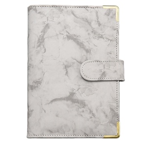 Carnet de planification hebdomadaire A5 A6 personnalisé en gros 2027, organiseur de budget à 6 anneaux en tissu PU pour usage scolaire - Product Image 1